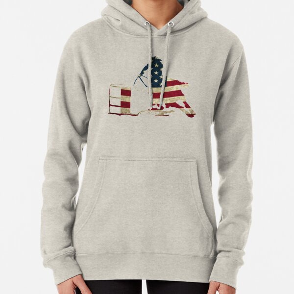 USA Barrel Racing Pullover Hoodie