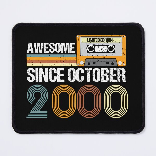 Item preview, Awesome Since October 2000 | 22th Birthday Gifts | 22 Years Old Gifts designed and sold by AMINE  ★★★★★.