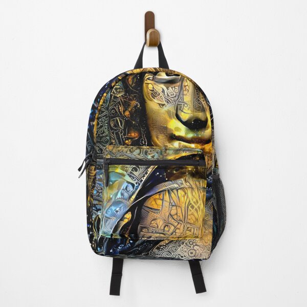 Item preview, Mona Lisa by Leonardo da Vinci - golden night design designed and sold by NickoPrints.