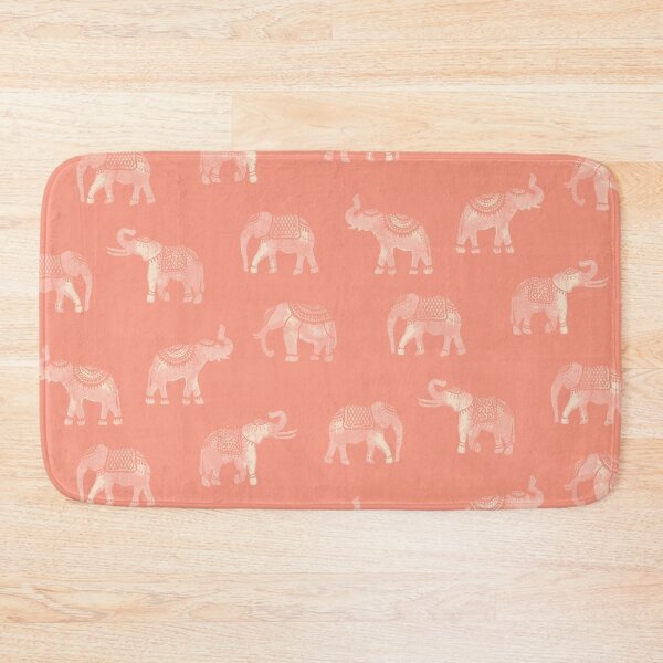 Item preview, Dark Blush Indian Elephants designed and sold by Carolina Diaz.