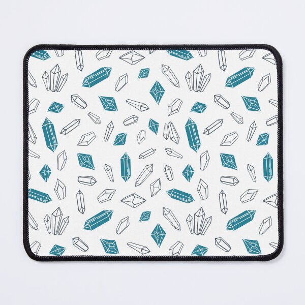 Item preview, Colorful Crystal Pattern, Magical Blue Gem Pattern, Gemstone Pattern, designed and sold by antevasinart.