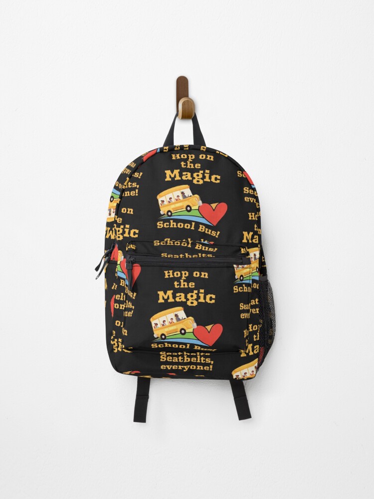 Hop on the Magic School Bus. Seatbelts everyone Teacher Gift Back to School 2022 Backpack for Sale by zicutza Redbubble