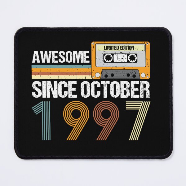 Item preview, Awesome Since October 1997 | 25th Birthday Gifts | 25 Years Old Gifts designed and sold by AMINE  ★★★★★.