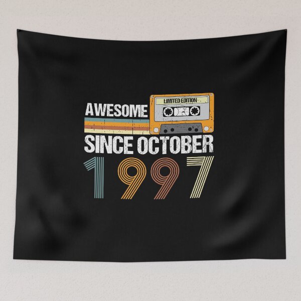 Item preview, Awesome Since October 1997 | 25th Birthday Gifts | 25 Years Old Gifts designed and sold by AMINE  ★★★★★.