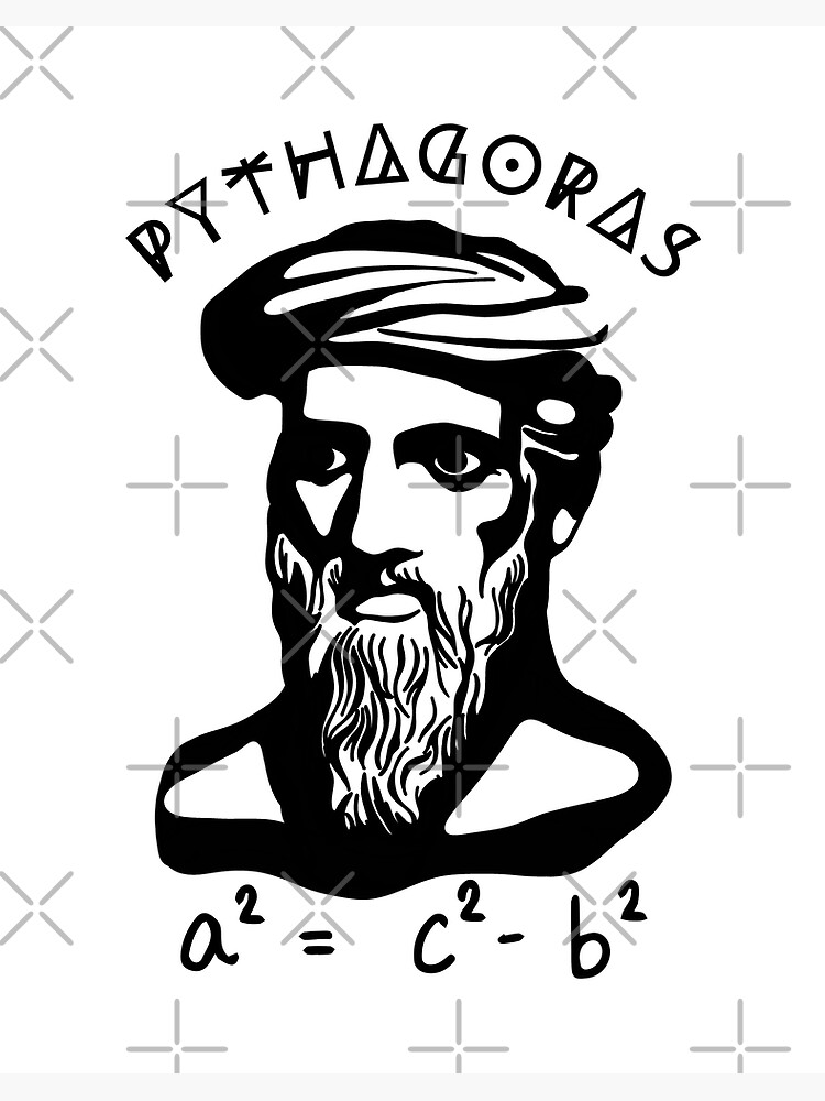 Pythagoras Easy Drawing
