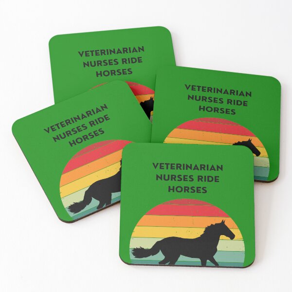 Item preview, Veterinarian nurses ride horses. designed and sold by Demetria3.