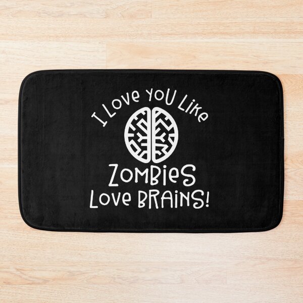 Item preview, I love you like zombies love brains designed and sold by pnkpopcorn.