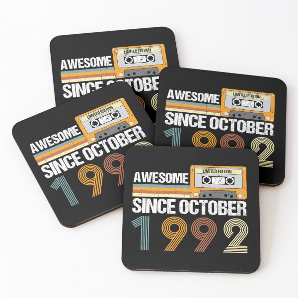 Item preview, Awesome Since October 1992 | 30th Birthday Gifts | 30 Years Old Gifts designed and sold by AMINE  ★★★★★.