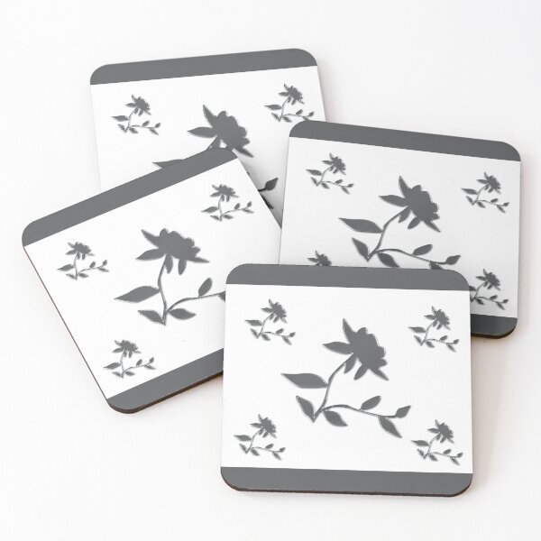 Item preview, Embossed Grey Roses designed and sold by Karen Thomson.