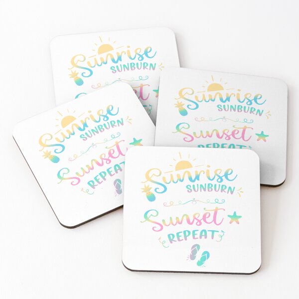 Item preview, Beach Camping Sunrise Sunburn Sunset Repeat Summer Vacation designed and sold by adilocent.