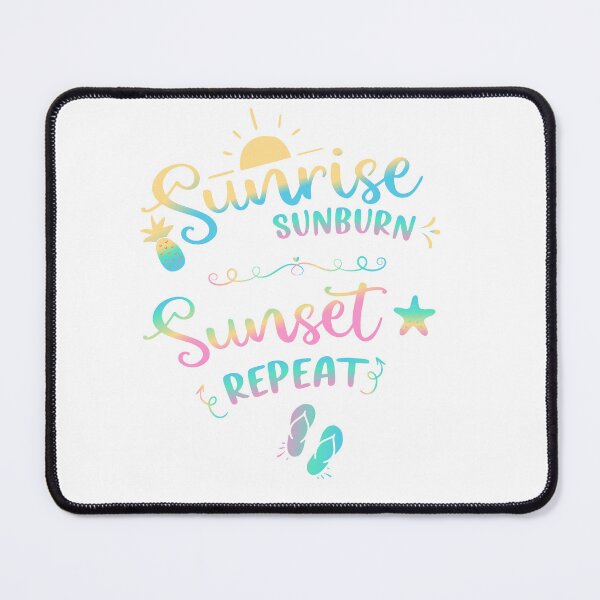 Item preview, Beach Camping Sunrise Sunburn Sunset Repeat Summer Vacation designed and sold by adilocent.