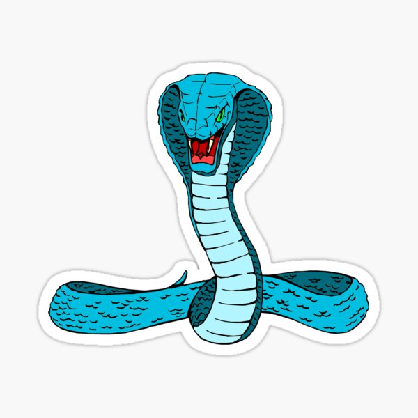 Item preview, Blue snake designed and sold by Aleksander37.