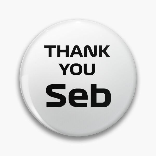 Item preview, Thank You Seb designed and sold by BubbleManShop.