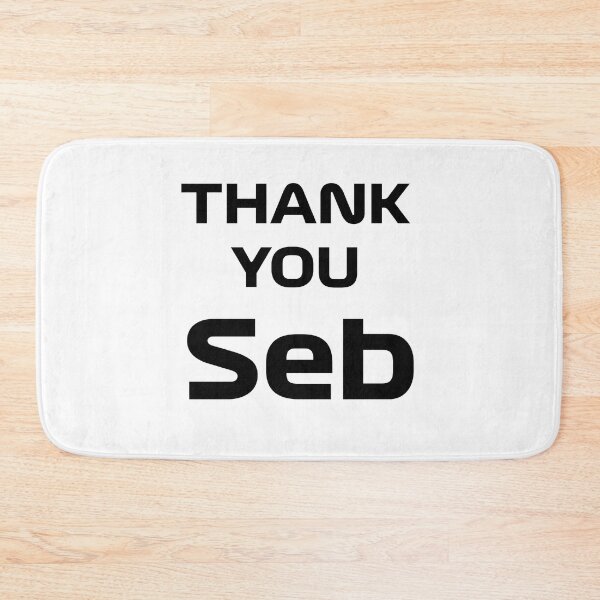 Item preview, Thank You Seb designed and sold by BubbleManShop.