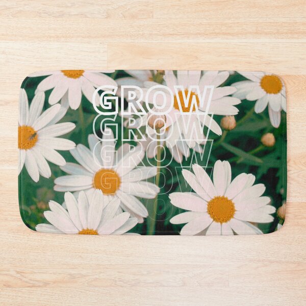 Item preview, GROW (above) - Frilly White Flowers designed and sold by AliceSLee.