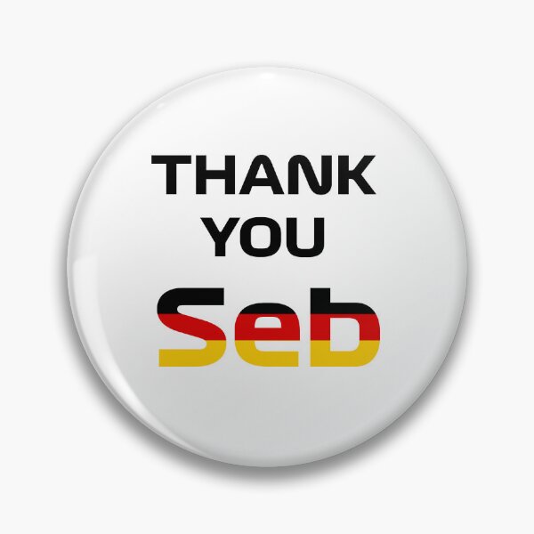Item preview, Thank You Seb - German Flag designed and sold by BubbleManShop.