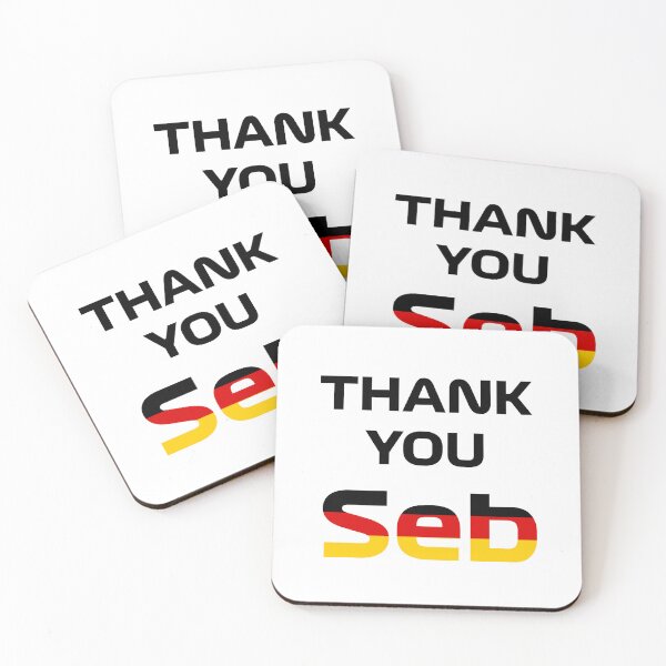 Item preview, Thank You Seb - German Flag designed and sold by BubbleManShop.