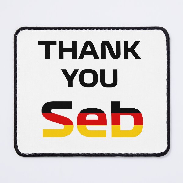 Item preview, Thank You Seb - German Flag designed and sold by BubbleManShop.