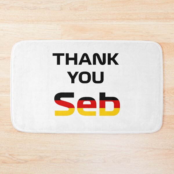Item preview, Thank You Seb - German Flag designed and sold by BubbleManShop.
