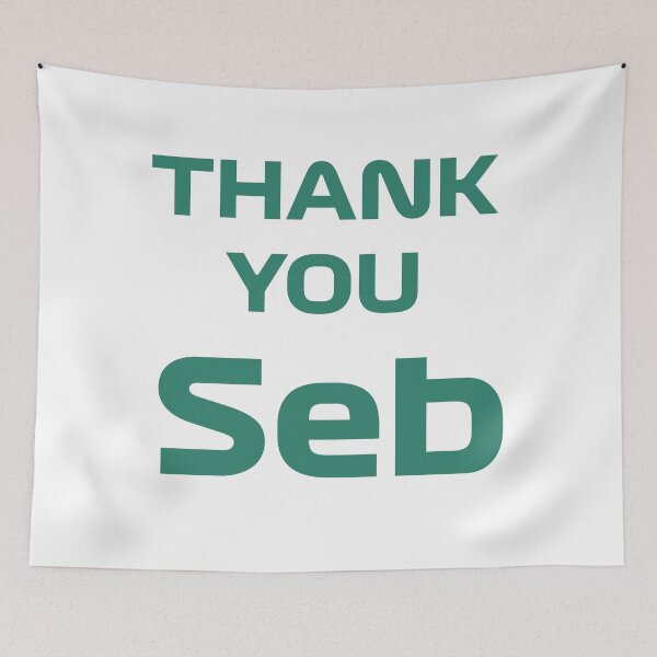 Item preview, Thank You Seb - Green designed and sold by BubbleManShop.