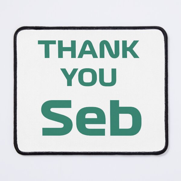 Item preview, Thank You Seb - Green designed and sold by BubbleManShop.