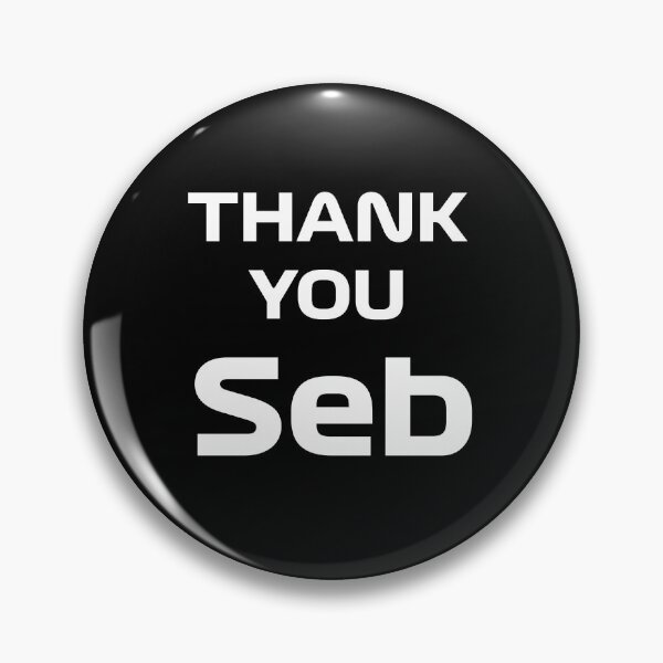 Item preview, Thank You Seb - White designed and sold by BubbleManShop.