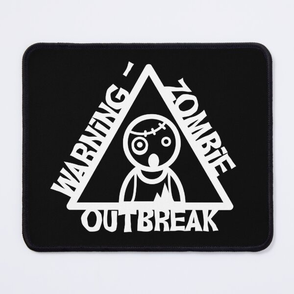 Item preview, Warning zombie outbreak designed and sold by pnkpopcorn.