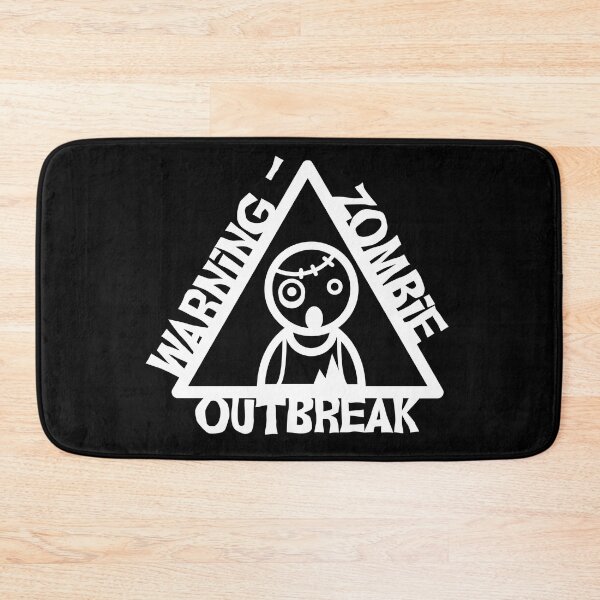 Item preview, Warning zombie outbreak designed and sold by pnkpopcorn.