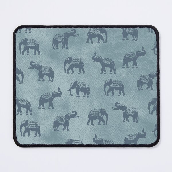 Item preview, Light Gray Indian Elephants designed and sold by Carolina Diaz.