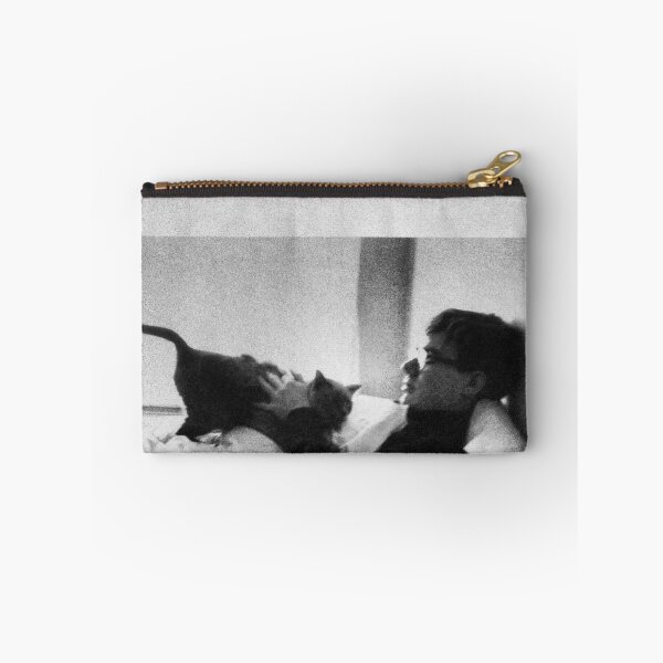Item preview, Art is too hard | Andy Warhol & his cat in bed designed and sold by Pulpman.
