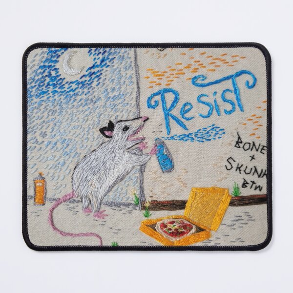 Item preview, Joni Rotten the Possum, with pizza and spraycans designed and sold by MsFledermaus.
