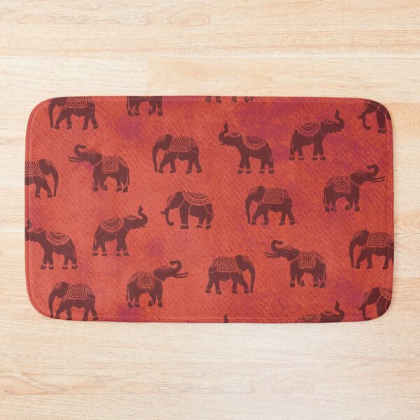 Item preview, Light Red Indian Elephants designed and sold by Carolina Diaz.