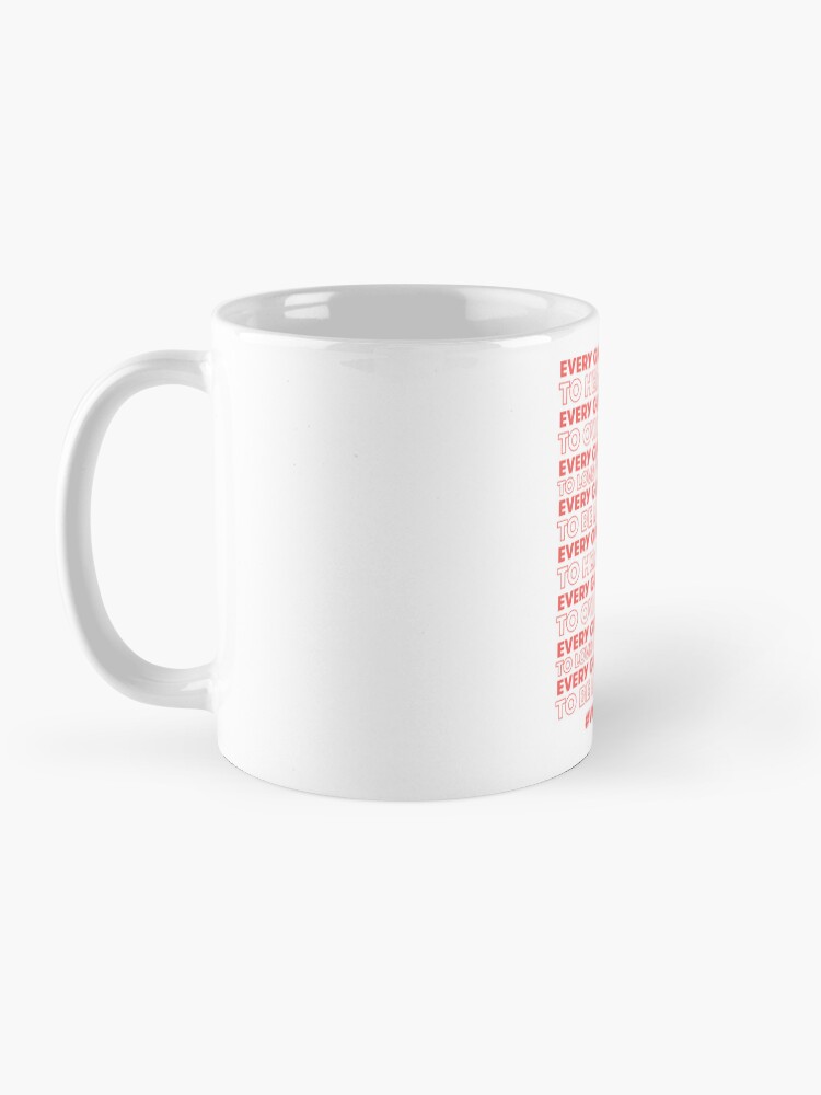 Thumbnail 3 of 6, Coffee Mug, Every Girl Has The Right (Grapefruit) designed and sold by VOWforGirls.