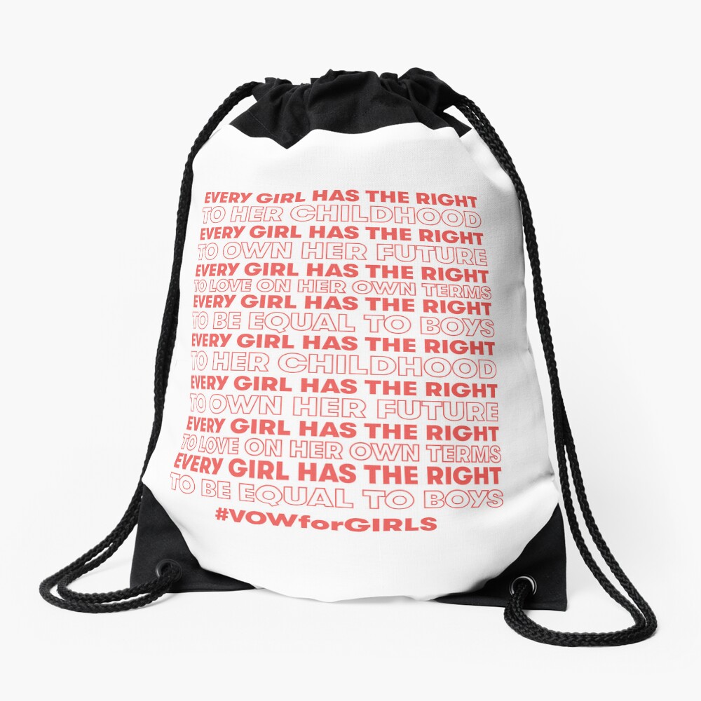 Item preview, Drawstring Bag designed and sold by VOWforGirls.