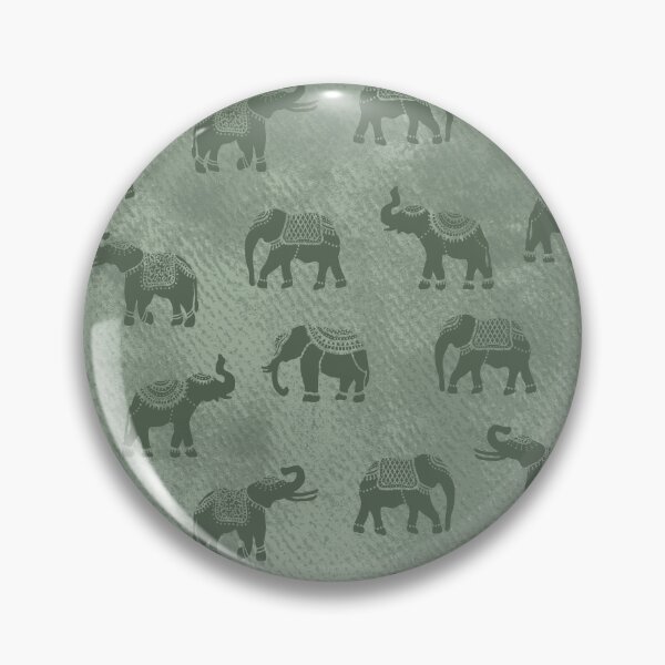 Item preview, Light Sage Green Indian Elephants designed and sold by Carolina Diaz.