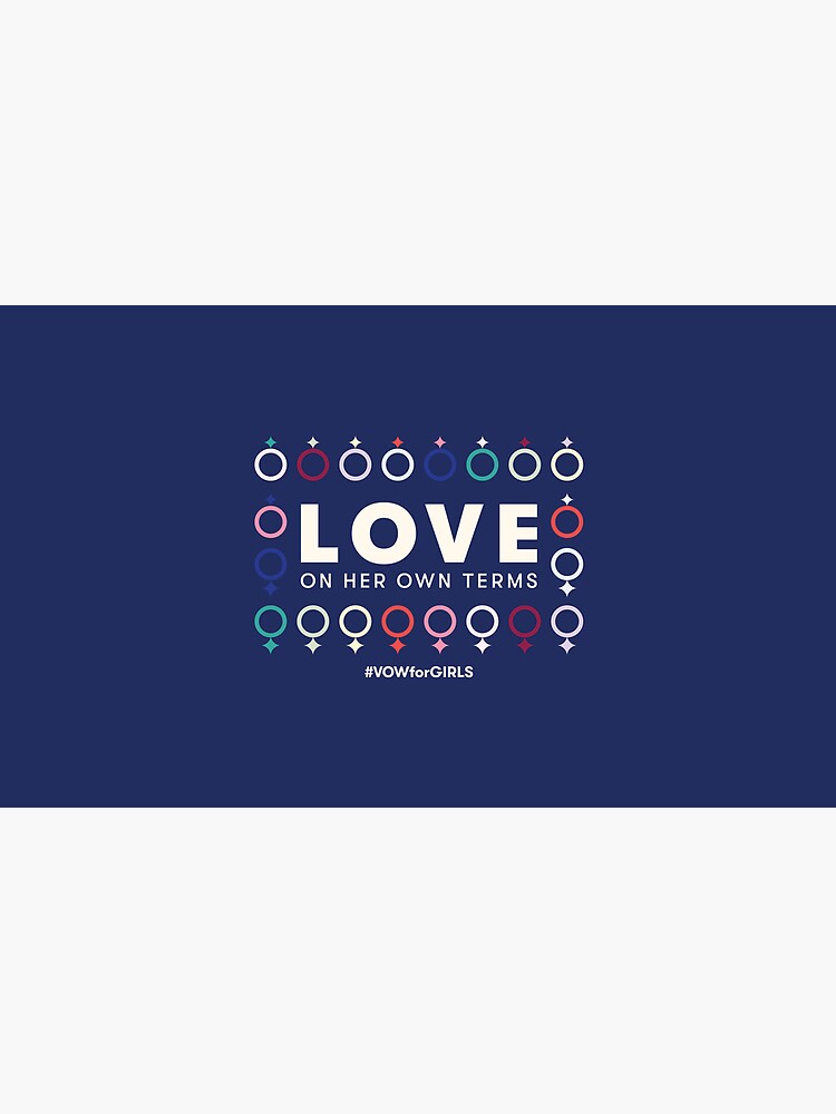Thumbnail 4 of 4, Coffee Mug, Love On Her Own Terms (Multicolor w/ Blue) designed and sold by VOWforGirls.