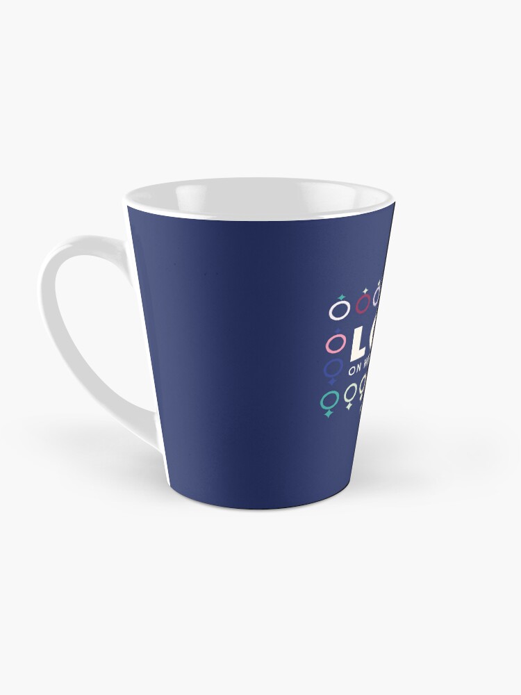 Thumbnail 3 of 4, Coffee Mug, Love On Her Own Terms (Multicolor w/ Blue) designed and sold by VOWforGirls.