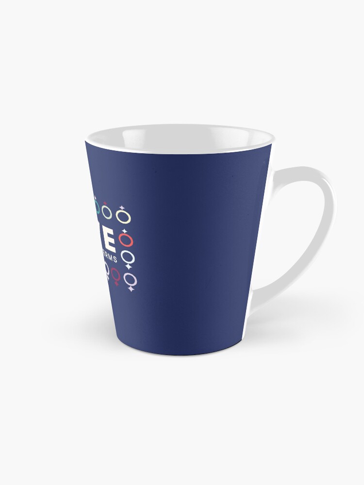Thumbnail 1 of 4, Coffee Mug, Love On Her Own Terms (Multicolor w/ Blue) designed and sold by VOWforGirls.
