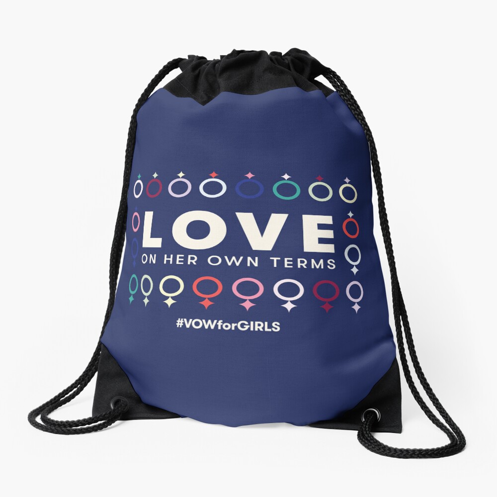 Item preview, Drawstring Bag designed and sold by VOWforGirls.