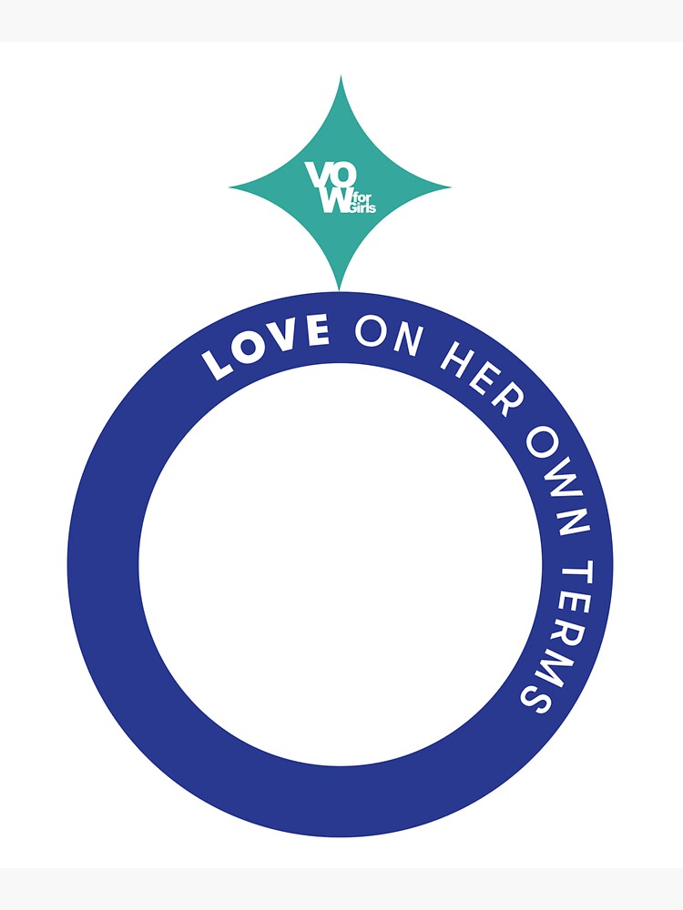 Thumbnail 5 of 5, Tote Bag, I See A World Where No Child Is Ever A Bride (Teal Ring) designed and sold by VOWforGirls.