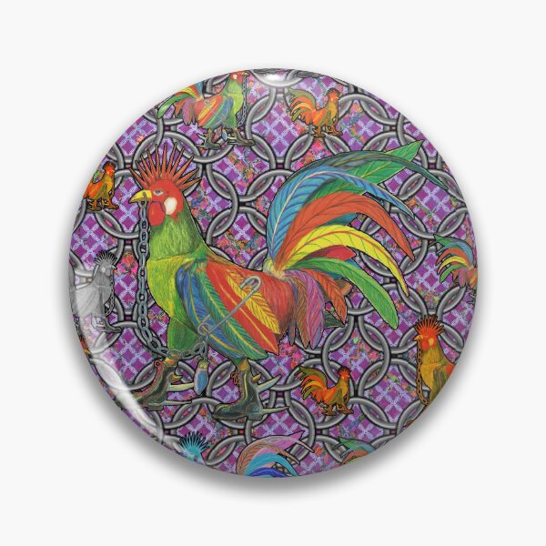 Artikelvorschau, Punky Rooster Rings & Pruple-2 (PURv1.18,BBv1.21.DR) entworfen und verkauft von AJLeibengeist.