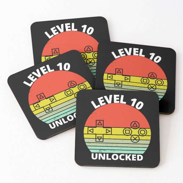 Item preview, Level 10 Unlocked - Funny Video Gamer 10th Birthday designed and sold by Eriksonshop.