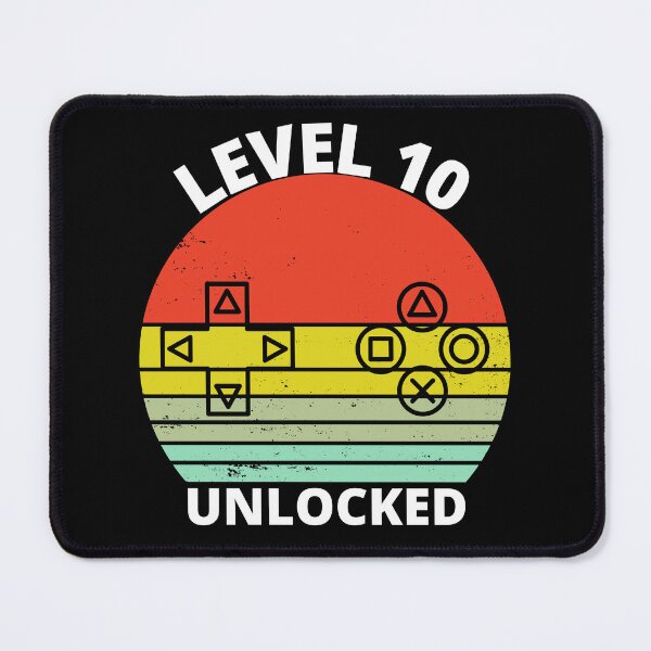 Item preview, Level 10 Unlocked - Funny Video Gamer 10th Birthday designed and sold by Eriksonshop.