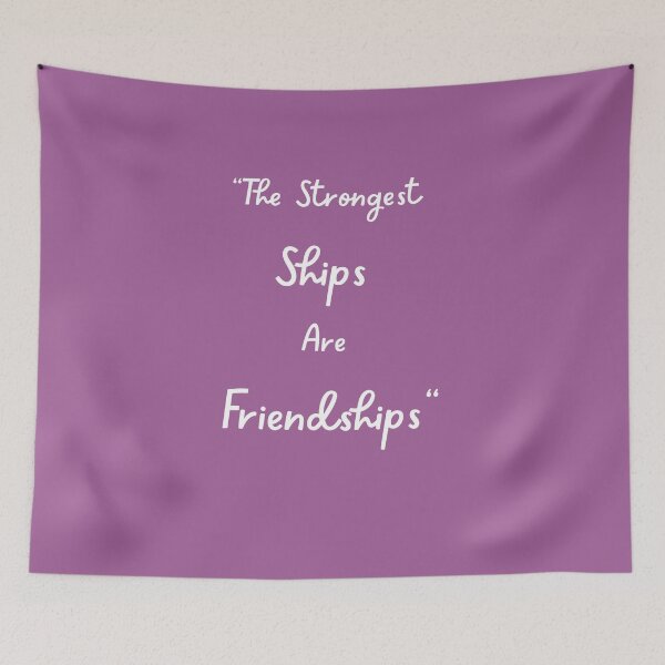 Item preview, The Strongest Ships Are Friendships designed and sold by Teepocalypse.