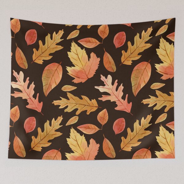 Item preview, Falling autumn leaves pattern designed and sold by cutecrazytshirt.