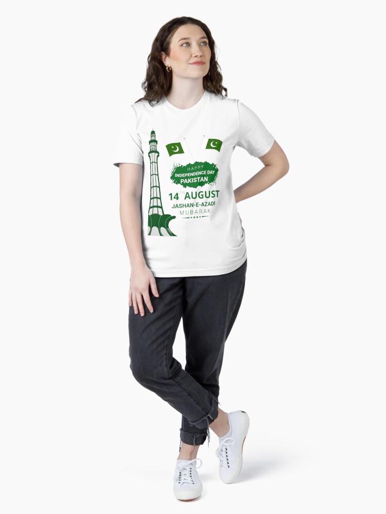 Maglietta Pakistan Independence Day 14 Agosto - Kids, Ragazzi, Cotone - #P1