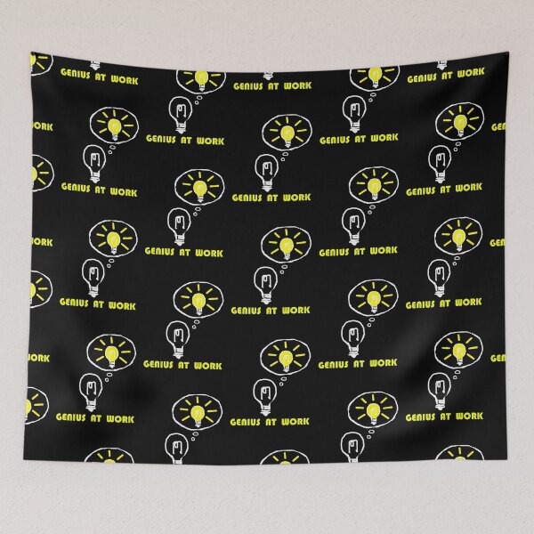 Item preview, Genius at work designed and sold by NewSignCreation.