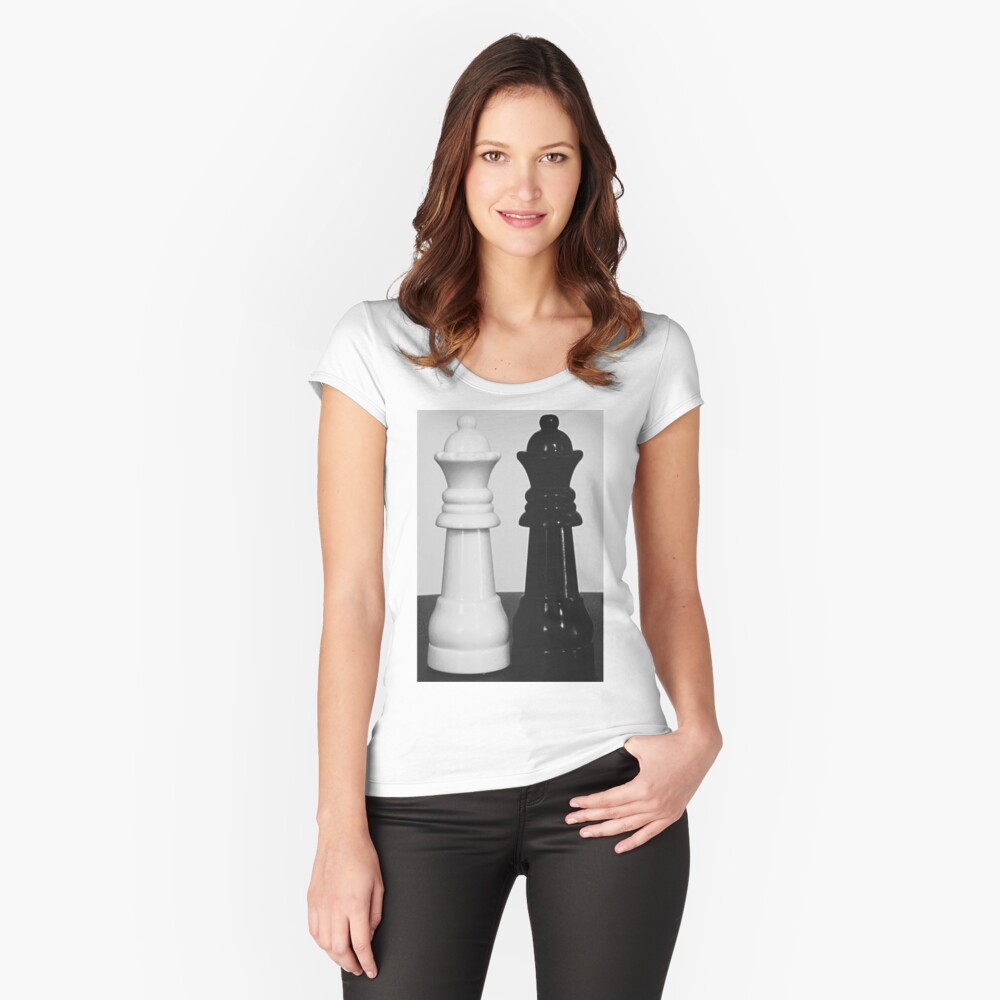 Item preview, Fitted Scoop T-Shirt designed and sold by stillnessgifts.