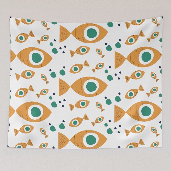 Aperçu de l'œuvre Poisson orange créée et vendue par Yellow-Studio.