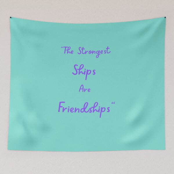Item preview, The Strongest Ships Are Friendships designed and sold by Teepocalypse.